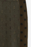 YANYAN KNITS Fall/Winter 2025: Daisy Work Jacket / V-Neck Vest / DAISY Maxi Skirt YYK-YW25-1241-LV Skirt (YYW25-2051)